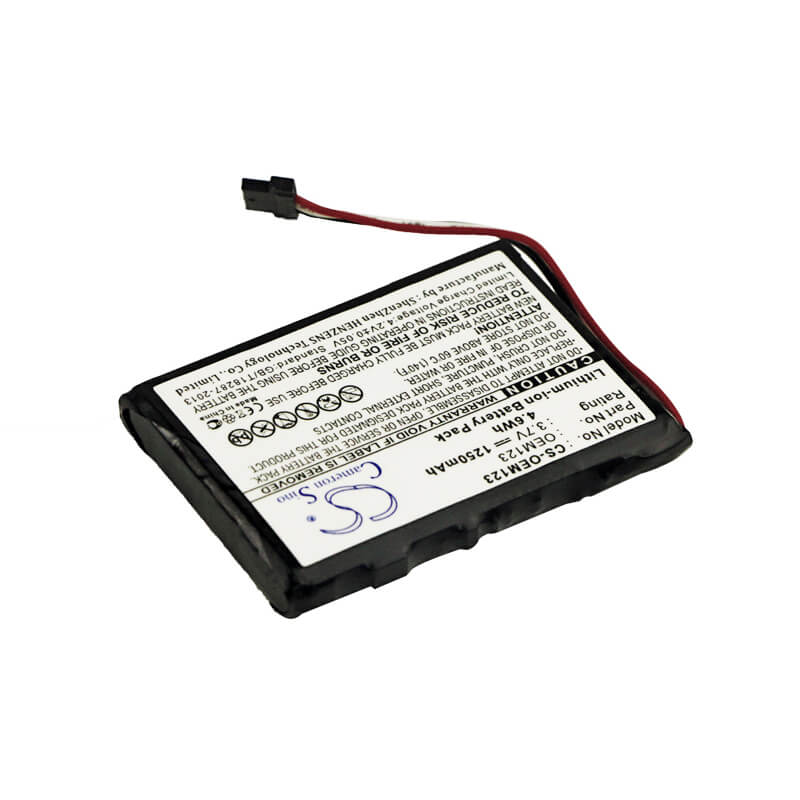 Li-ion Battery fits Custom Battery Packs, Cs-oem123 3.7V, 1250mAh OEM/ODM Cameron Sino Technology Limited