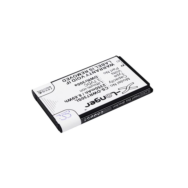 Li-ion Battery fits D-link, Dwr-720 B1, Dwr-730, Dwr-730 B1 3.7V, 2350mAh Hotspot Cameron Sino Technology Limited