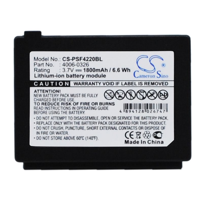 Li-ion Battery Fits Datalogic, 4220, C45, Falcon 4220 3.7v, 1800mah Barcode Scanner Cameron Sino Technology Limited