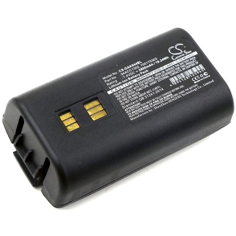 Li-ion Battery Fits Datalogic, 944501055, 944501056, 944501057 7.4v, 2600mah Barcode Scanner Cameron Sino Technology Limited
