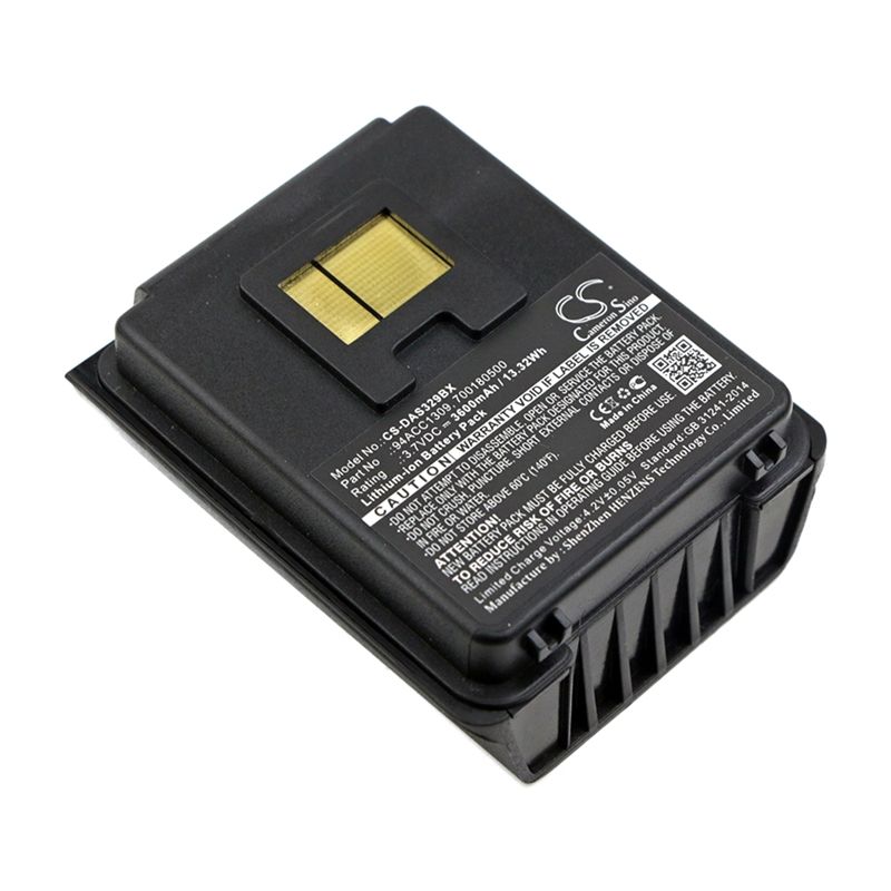 Li-ion Battery fits Datalogic, Skorpio, Skorpio Gun, Skorpio Gun Ce 3.7V, 3600mAh Barcode Scanner Cameron Sino Technology Limited