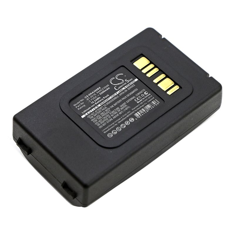 Li-ion Battery fits Datalogic, Skorpio X3, Skorpio X4 3.7V, 5200mAh Barcode Scanner Cameron Sino Technology Limited