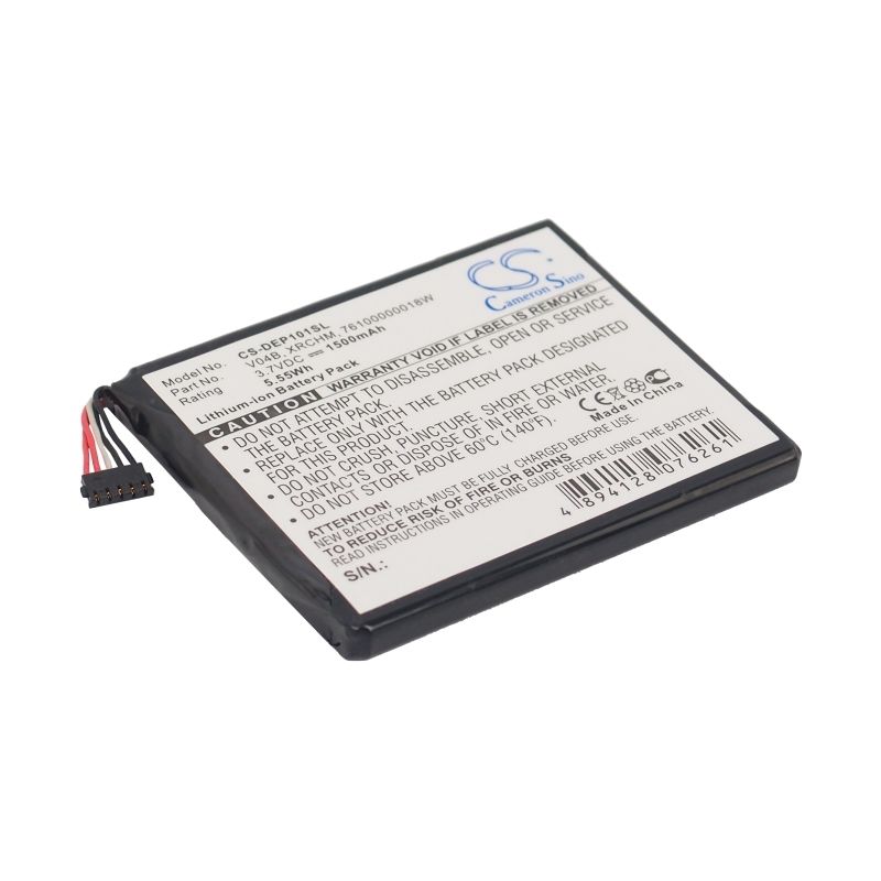 Li-ion Battery fits Dell, 101dl, D43, Streak Pro 3.7V, 1500mAh Computer Cameron Sino Technology Limited (Suspended)