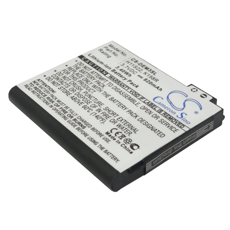 Li-ion Battery fits Dell, aero, mini 3, mini 3i 3.7V, 920mAh Mobile & SmartPhone Cameron Sino Technology Limited