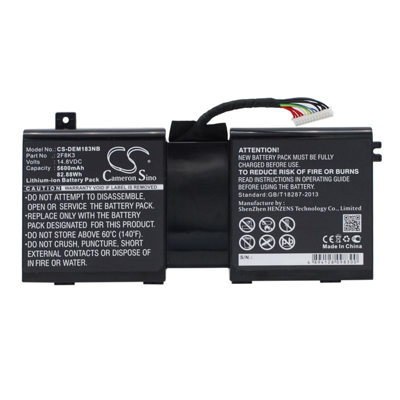 Li-ion Battery Fits Dell, Alienware 17, Alienware 18, Alienware M17x R5 14.8v, 5600mah Notebook & Laptop Cameron Sino Technology Limited