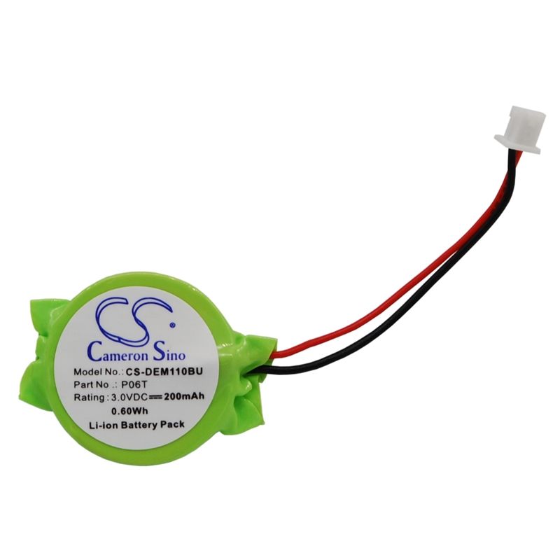 Li-ion Battery fits Dell, Alienware M11x, Alienware M11x R1, Alienware M11x R2 3.0V, 200mAh CMOS / BackUp Cameron Sino Technology Limited