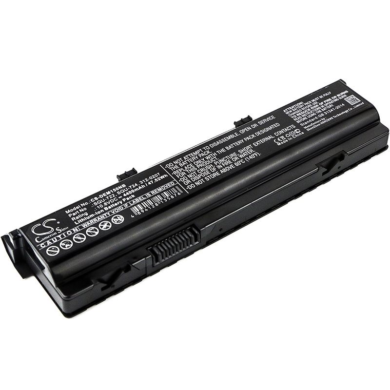 Li-ion Battery Fits Dell, Alienware M15x, Alienware P08g, M15x6cpribablk 10.8v, 4400mah Notebook & Laptop Cameron Sino Technology Limited