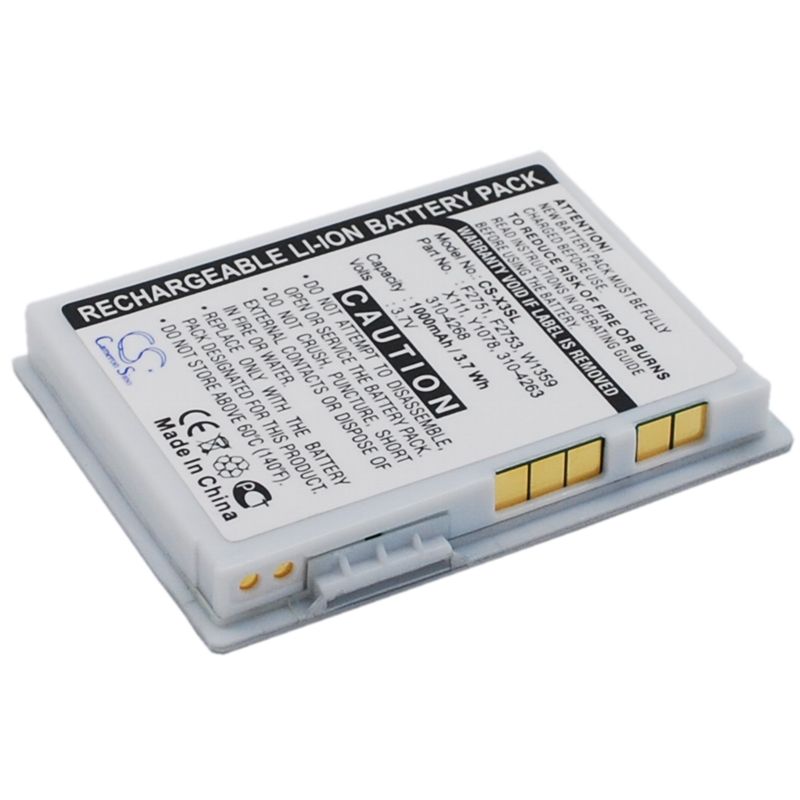 Li-ion Battery fits Dell, Axim X3, Axim X30, Axim X3i 3.7V, 1000mAh PDA & Pocket PC Cameron Sino Technology Limited