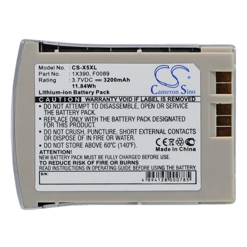 Li-ion Battery Fits Dell, Axim X5 3.7v, 3200mah Computer Cameron Sino Technology Limited