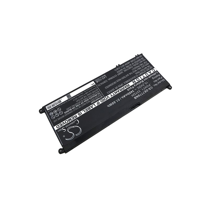 Li-ion Battery Fits Dell, Dncwscb6106b, I7778-0026gry, Inspiron 17 7000 15.2v, 3400mah Notebook & Laptop Cameron Sino Technology Limited