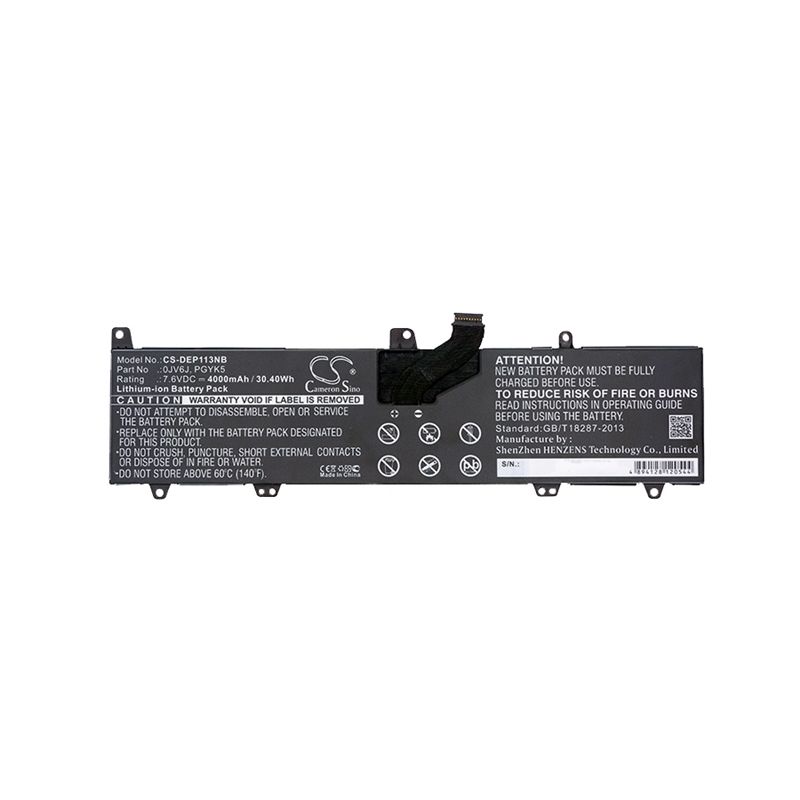 Li-ion Battery fits Dell, inspiron 11 3000, inspiron 11 3148, inspiron 11 3153 7.6V, 4000mAh Notebook & Laptop Cameron Sino Technology Limited