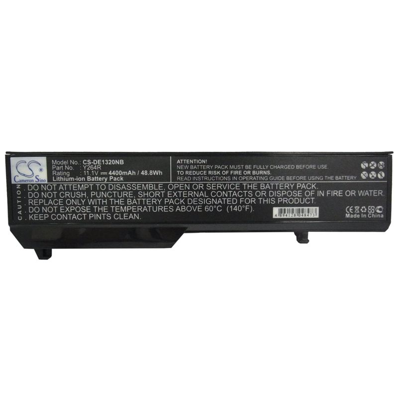 Li-ion Battery fits Dell, inspiron 1320, inspiron 1320n 11.1V, 4400mAh Notebook & Laptop Cameron Sino Technology Limited
