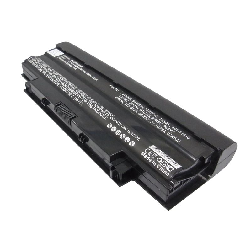 Li-ion Battery fits Dell, inspiron 13r, inspiron 13r 3010-d330, inspiron 13r 3010-d370hk 11.1V, 6600mAh Notebook & Laptop Cameron Sino Technology Limited