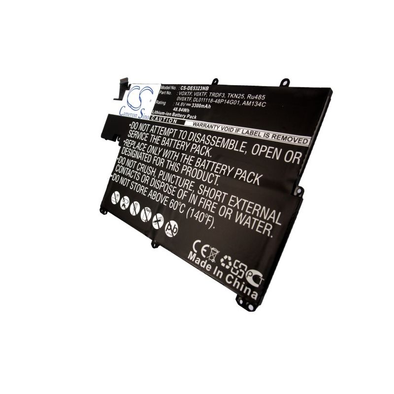 Li-ion Battery Fits Dell, Inspiron 13z-5323, Inspiron 5323, Vostro V3360 14.8v, 3300mah Notebook & Laptop Cameron Sino Technology Limited