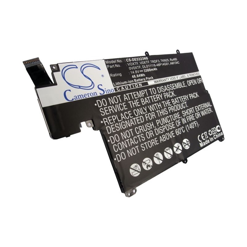 Li-ion Battery Fits Dell, Inspiron 13z-5323, Inspiron 5323, Vostro V3360 14.8v, 3300mah Notebook & Laptop Cameron Sino Technology Limited