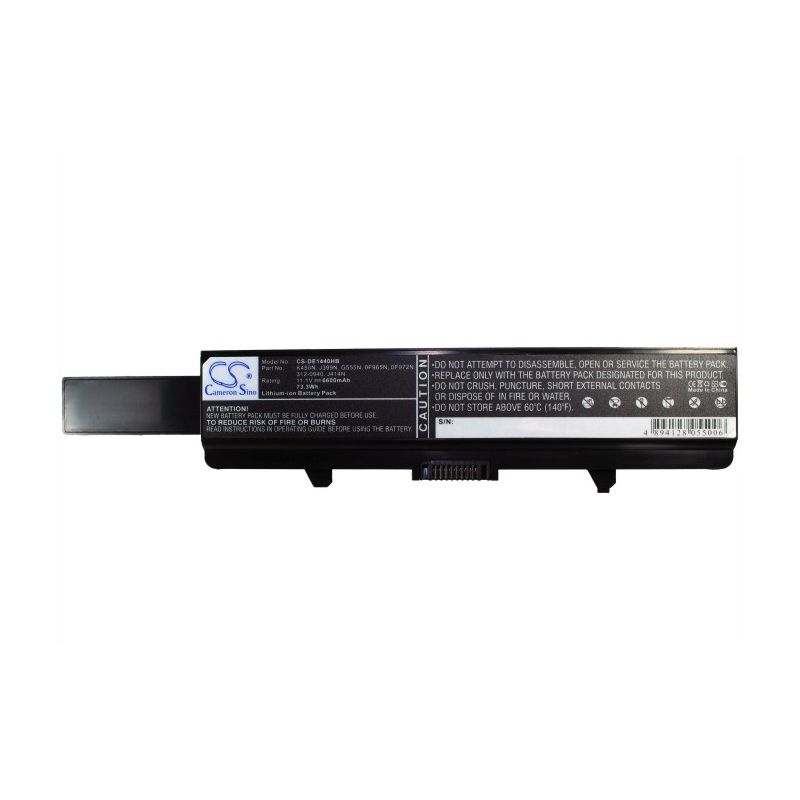 Li-ion Battery fits Dell, inspiron 1440, inspiron 1750 11.1V, 6600mAh Notebook & Laptop Cameron Sino Technology Limited (Suspended)