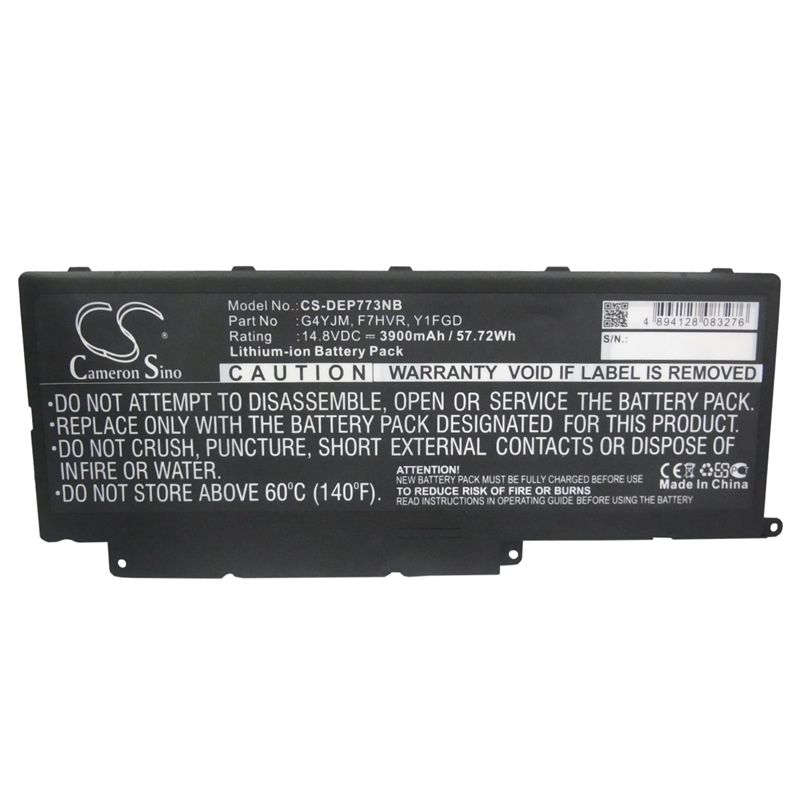 Li-ion Battery Fits Dell, Inspiron 15 7537, Inspiron 15-7537 P36f, Inspiron 7737 14.8v, 3900mah Notebook & Laptop Cameron Sino Technology Limited