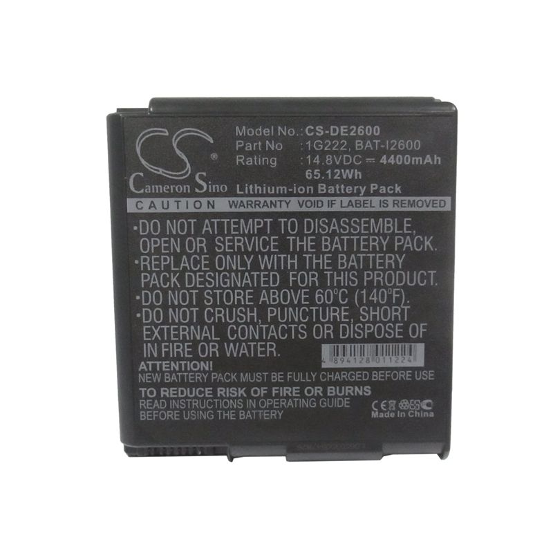 Li-ion Battery Fits Dell, Inspiron 2600, Inspiron 2650, Smart Pc100n 14.8v, 4400mah Notebook & Laptop Cameron Sino Technology Limited