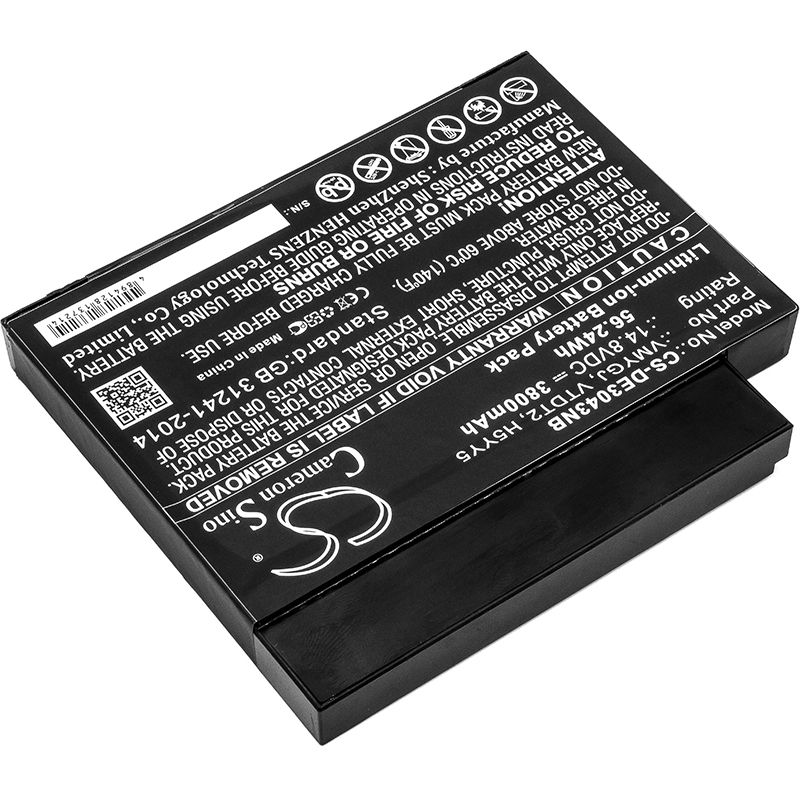 Li-ion Battery fits Dell, inspiron 3043, inspiron Aio 20-3043, inspiron I3052 4621 14.8V, 3800mAh Computer Cameron Sino Technology Limited (Suspended)