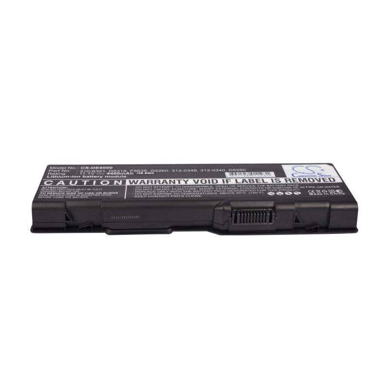 Li-ion Battery fits Dell, inspiron 6000, inspiron 9200, inspiron 9300 11.1V, 4400mAh Notebook & Laptop Cameron Sino Technology Limited