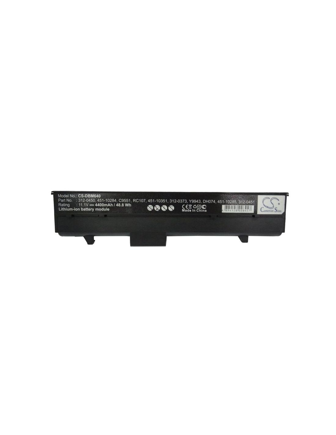 Li-ion Battery fits Dell, inspiron 630m, inspiron 640m, inspiron E1405 11.1V, 4400mAh Notebook & Laptop Cameron Sino Technology Limited