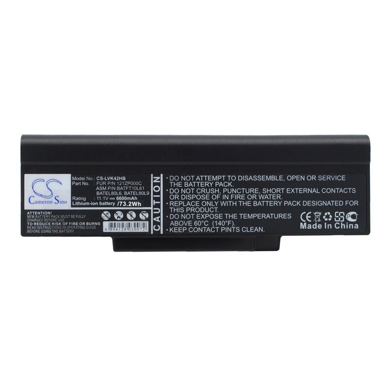 Li-ion Battery fits Dell, inspriron 1425, inspriron 1427, inspriron 1428 11.1V, 4400mAh Notebook & Laptop Cameron Sino Technology Limited