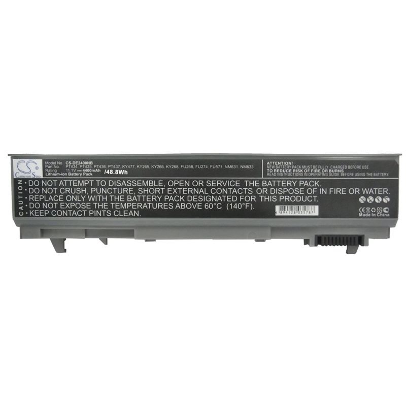 Li-ion Battery Fits Dell, Latitude 6400 Atg, Latitude E6400, Latitude E6400 Atg 11.1v, 4400mah Notebook & Laptop Cameron Sino Technology Limited