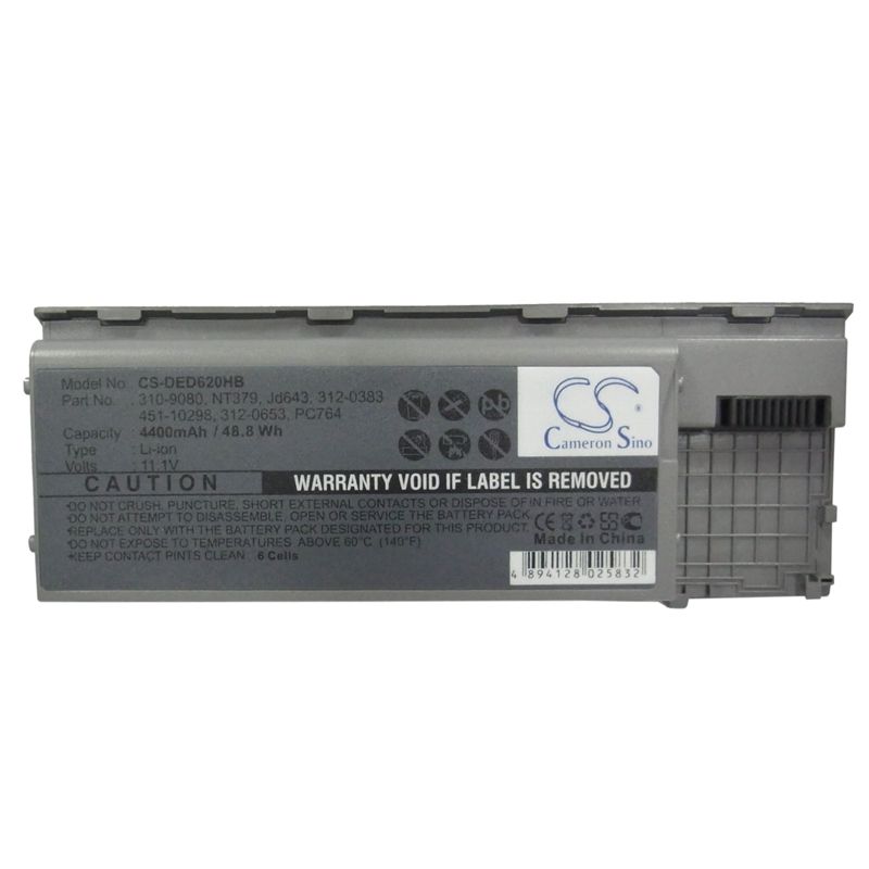 Li-ion Battery fits Dell, latitude D620, latitude D630, precision M2300 11.1V, 4400mAh Notebook & Laptop Cameron Sino Technology Limited
