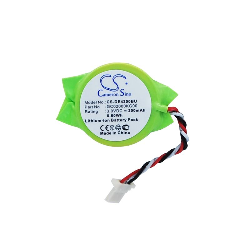 Li-ion Battery Fits Dell, Latitude E4200, Latitude E4300, 3.0v, 200mah CMOS / BackUp Cameron Sino Technology Limited
