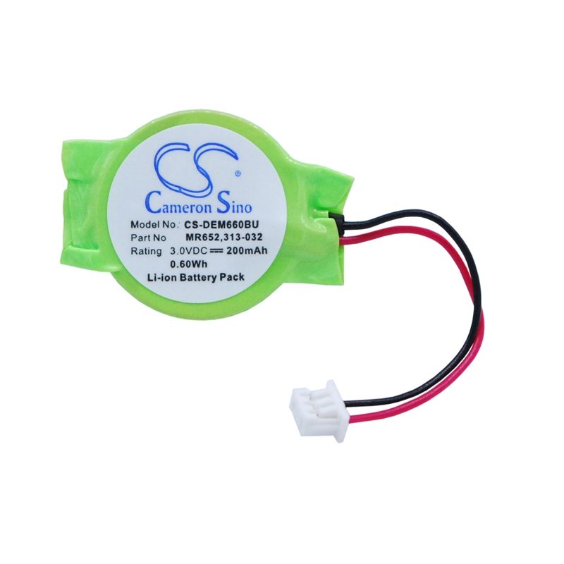 Li-ion Battery fits Dell, Latitude E6320, Latitude E6420, Latitude E6430 3.0V, 200mAh CMOS / BackUp Cameron Sino Technology Limited