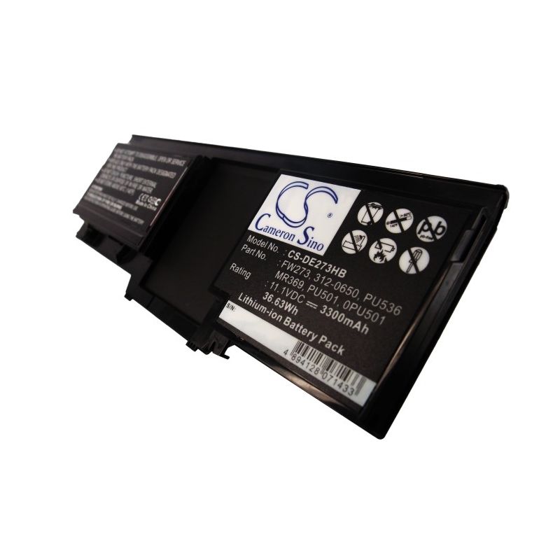 Li-ion Battery fits Dell, latitude Xt, latitude Xt2 11.1V, 3300mAh Notebook & Laptop Cameron Sino Technology Limited