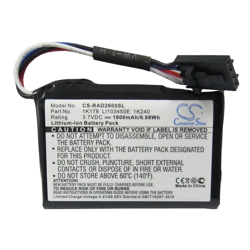 Li-ion Battery fits Dell, Poweredge 1650, Poweredge 1750 Raid Msi Card, Poweredge 2600 3.7V, 1800mAh RAID Controller Cameron Sino Technology Limited