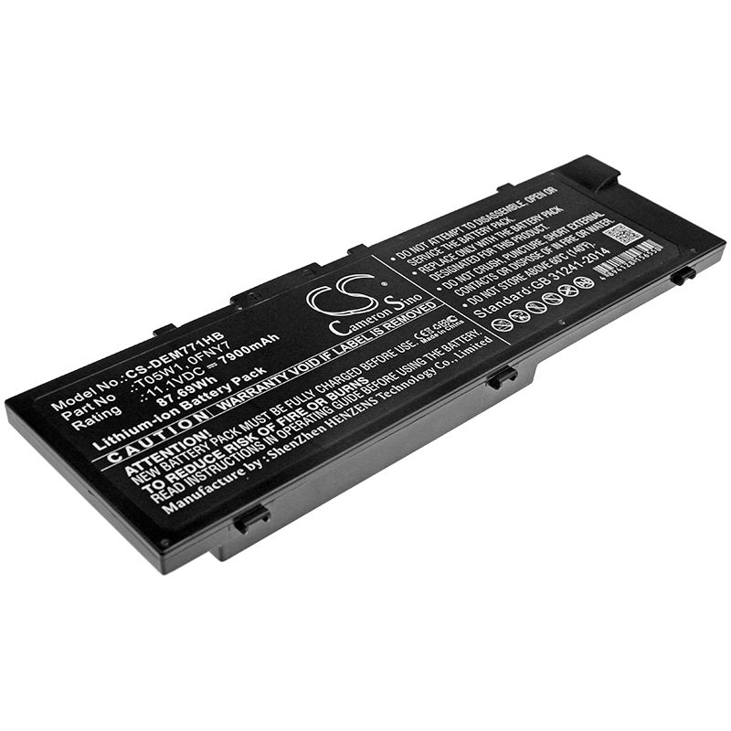 Li-ion Battery fits Dell, Precision 15 7000, Precision 15 7510 11.1V, 7900mAh Notebook & Laptop Cameron Sino Technology Limited