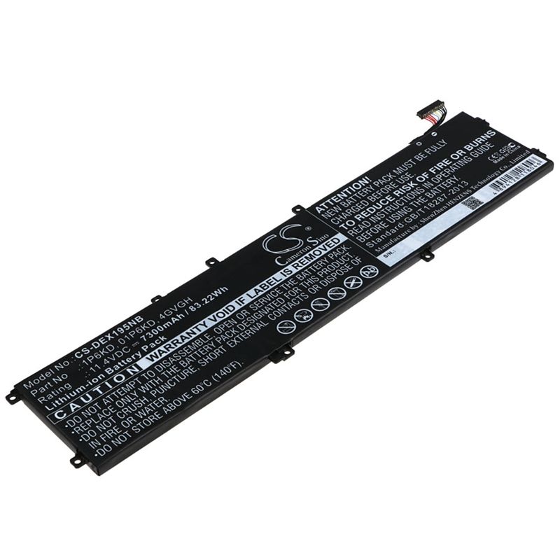 Li-ion Battery fits Dell, precision 5510, xps 15 9530, xps 15 9550 11.4V, 7300mAh Notebook & Laptop Cameron Sino Technology Limited
