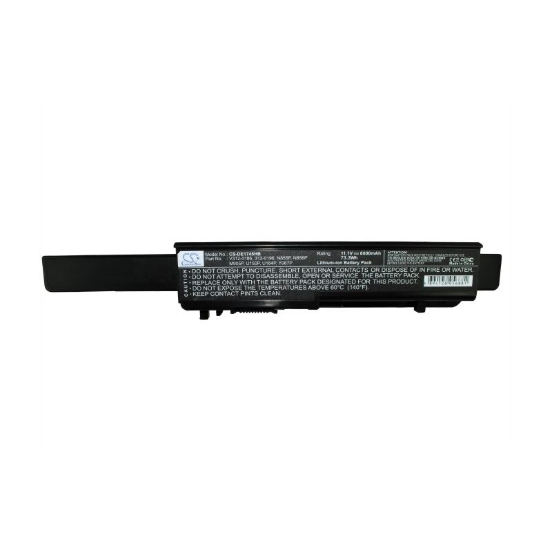 Li-ion Battery Fits Dell, Studio 17, Studio 1745, Studio 1747 11.1v, 6600mah Notebook & Laptop Cameron Sino Technology Limited