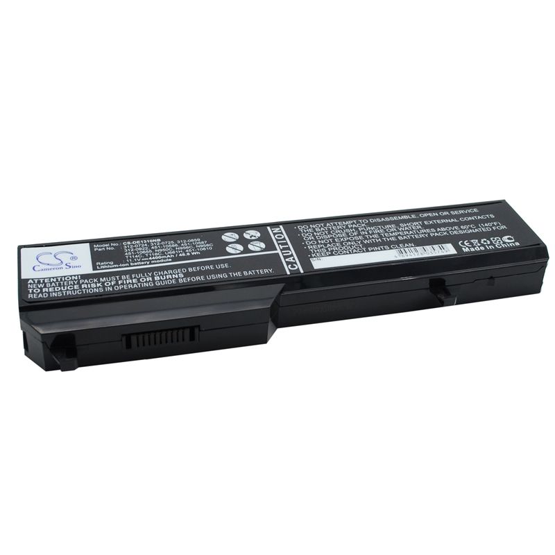 Li-ion Battery fits Dell, vostro 1310, vostro 1320, vostro 1510 11.1V, 4400mAh Notebook & Laptop Cameron Sino Technology Limited