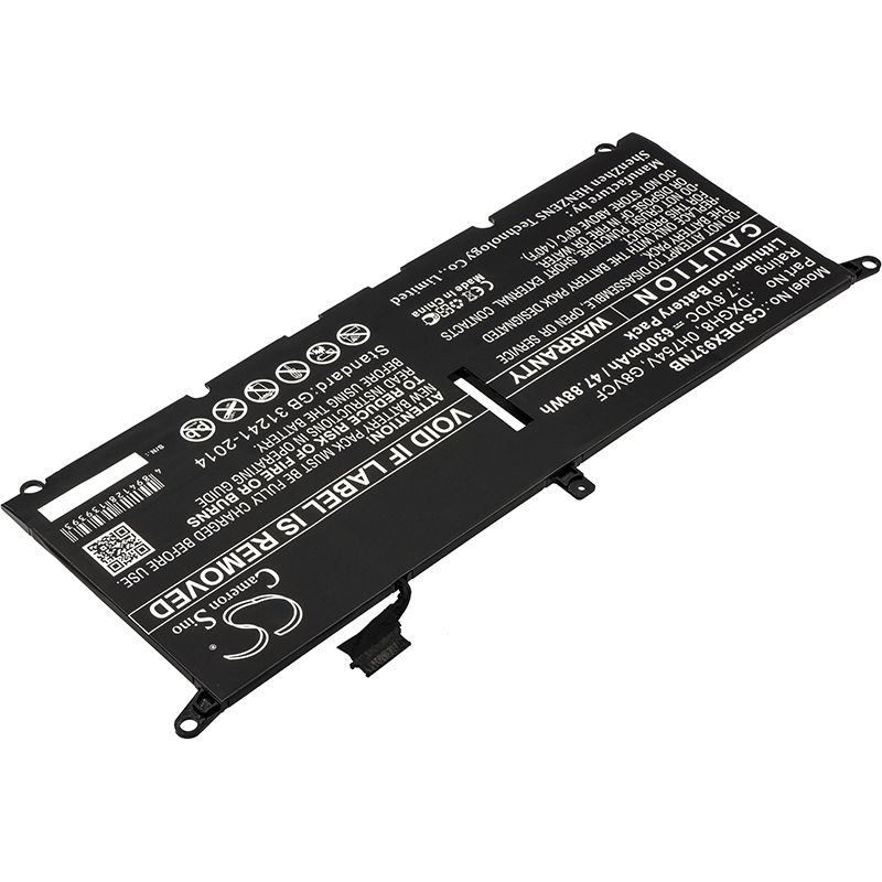 Li-ion Battery Fits Dell, Xps 13 2018, Xps 13 9370, Xps 13 9370 Fhd I5 7.6v, 6300mah Notebook & Laptop Cameron Sino Technology Limited