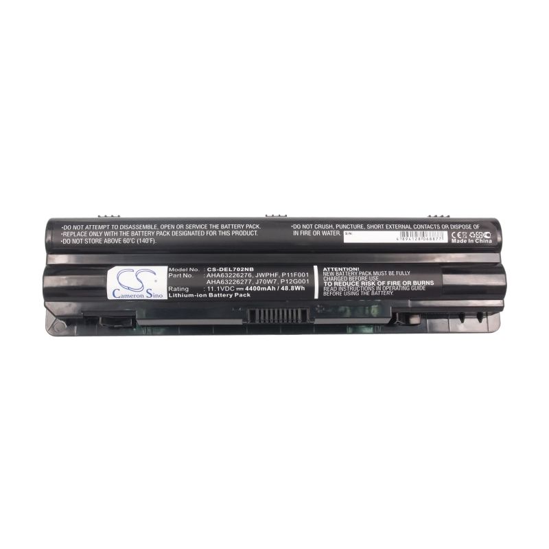 Li-ion Battery Fits Dell, Xps 14, Xps 14 (l401x), Xps 15 11.1v, 4400mah Notebook & Laptop Cameron Sino Technology Limited