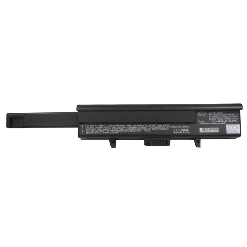 Li-ion Battery fits Dell, xps M1500, xps M1530, xps M1530n 11.1V, 6600mAh Notebook & Laptop Cameron Sino Technology Limited