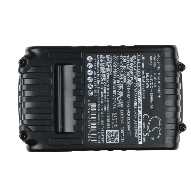 Li-ion Battery fits Dewalt, Xr Li-ion 14.4v, 14.4V, 6000mAh Power Tools Cameron Sino Technology Limited