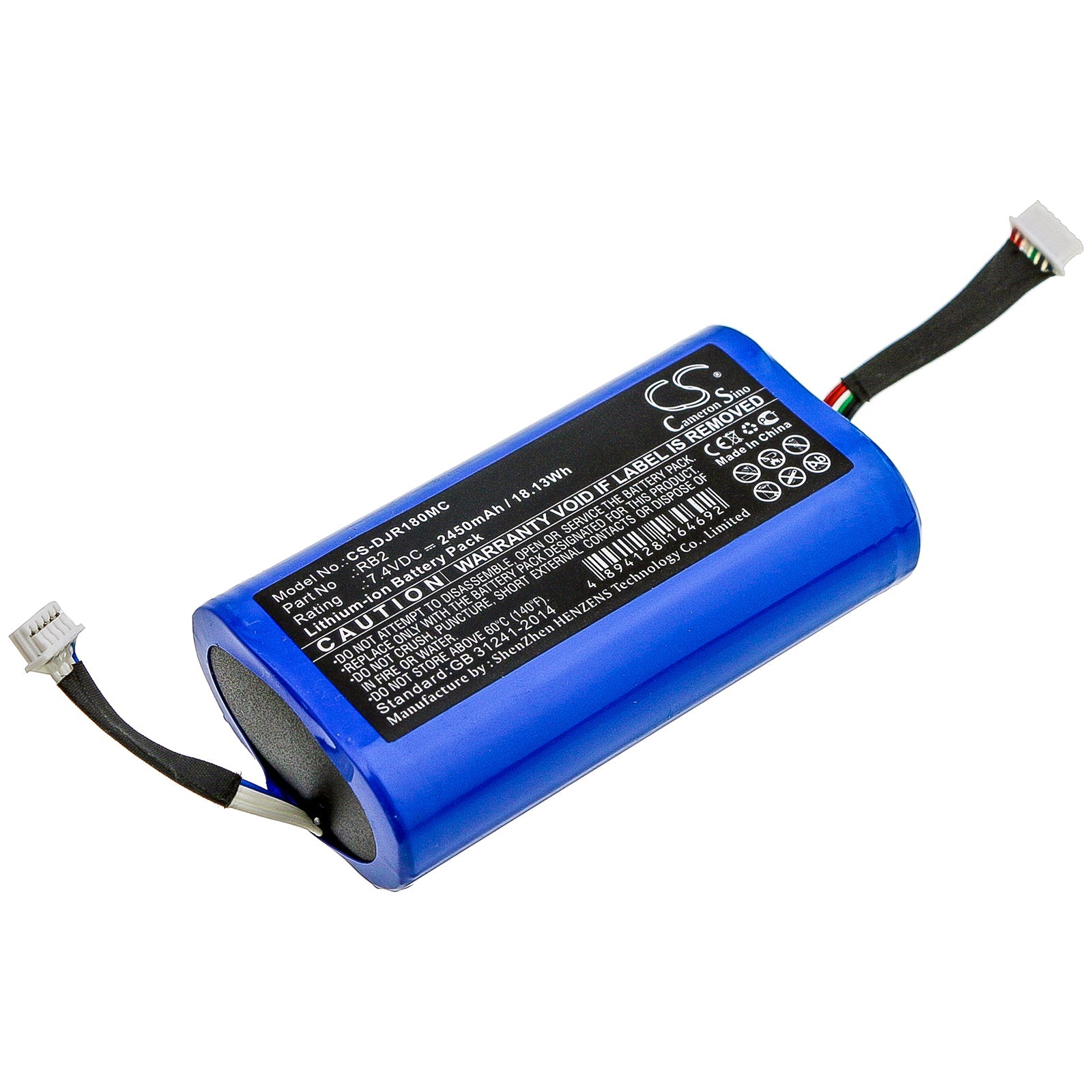 Li-ion Battery fits Dji, Bg18 Grip, Ronin-sc 7.4V, 2450mAh Gimbals Cameron Sino Technology Limited