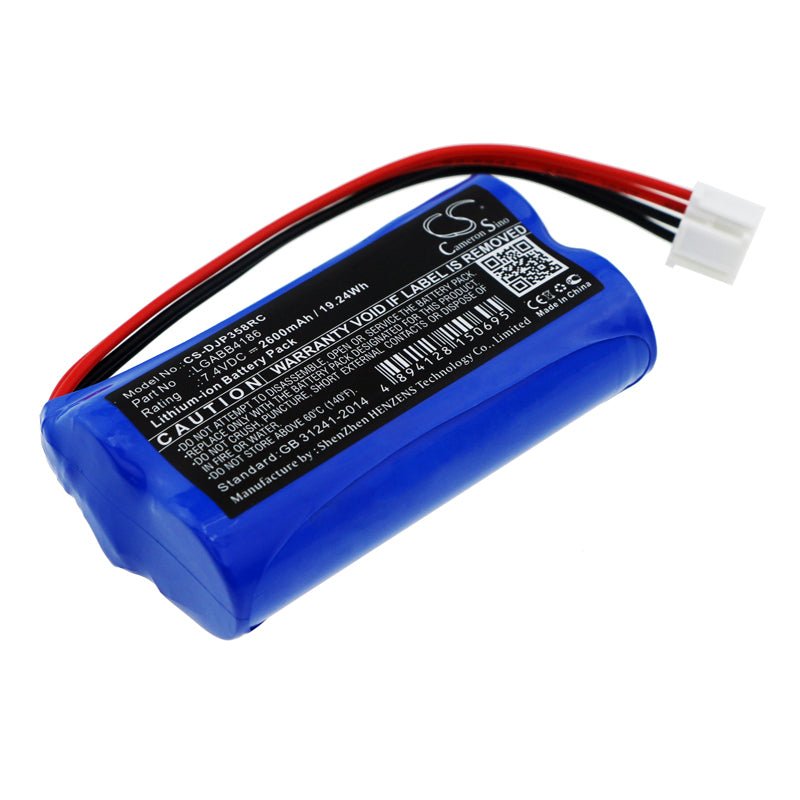 Li-ion Battery fits Dji, Gl358wb, Phantom 3 4k, Phantom 3 Standard 7.4V, 2600mAh Remote Controller Cameron Sino Technology Limited