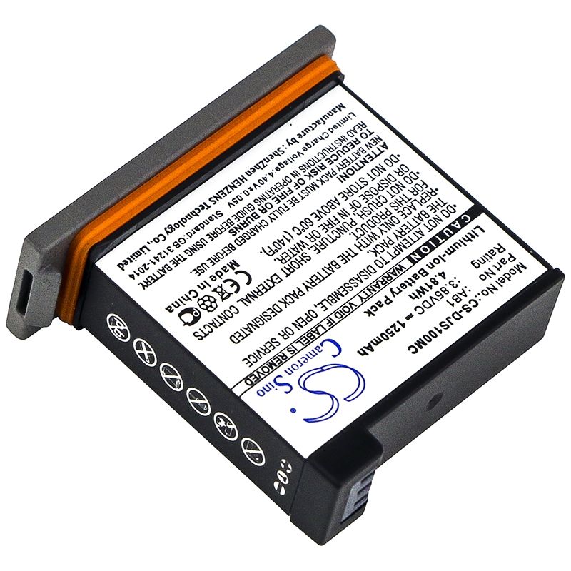 Li-ion Battery fits Dji, Osmo Action 3.85V, 1250mAh Camera Cameron Sino Technology Limited