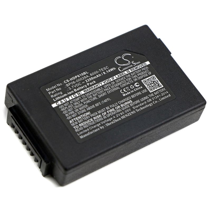Li-ion Battery Fits Dolphin, 6000lu1, 6100, 6110 3.7v, 2200mah Barcode Scanner Cameron Sino Technology Limited