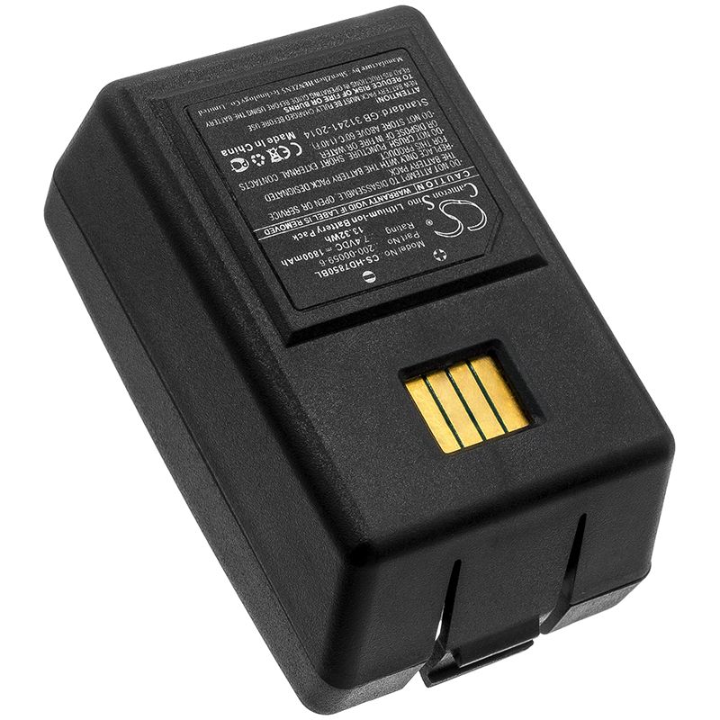 Li-ion Battery fits Dolphin, 7850, Handheld 7.4V, 1800mAh Barcode Scanner Cameron Sino Technology Limited