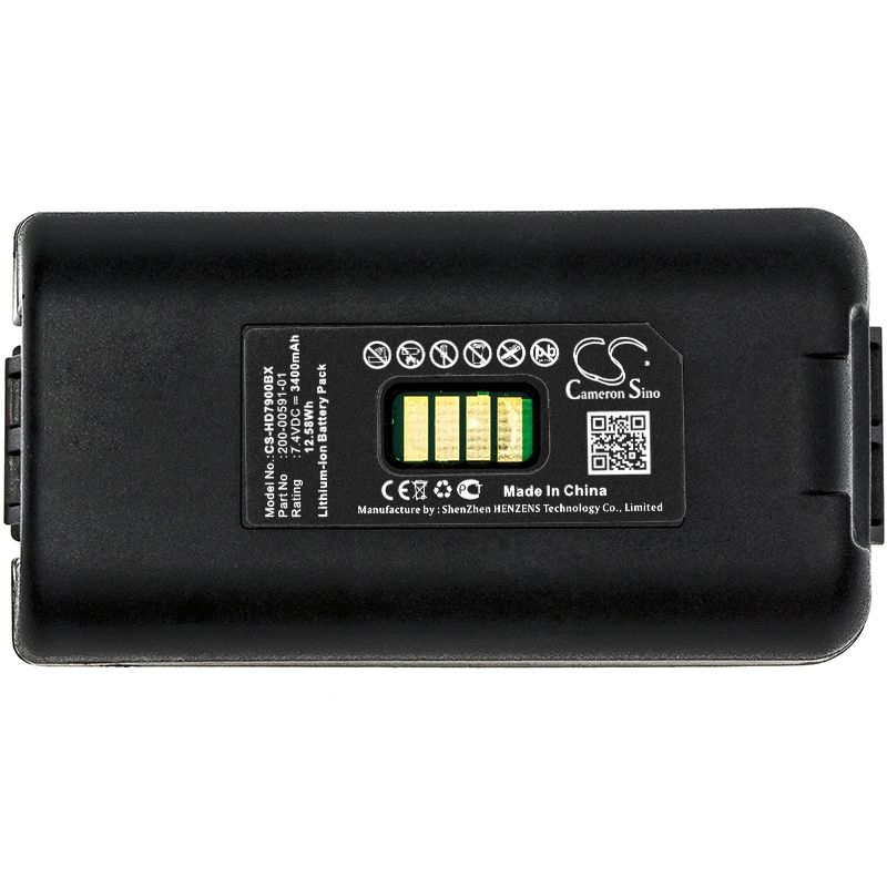 Li-ion Battery fits Dolphin, 7900, 9500, 9550 7.4V, 3400mAh Barcode Scanner Cameron Sino Technology Limited