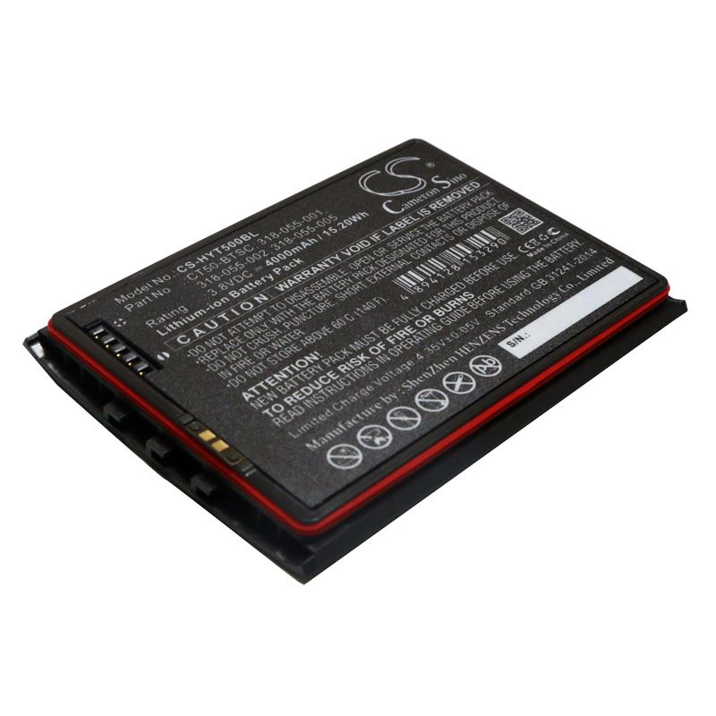 Li-ion Battery fits Dolphin, Ct50h, Honeywell 3.8V, 4000mAh Barcode Scanner Cameron Sino Technology Limited