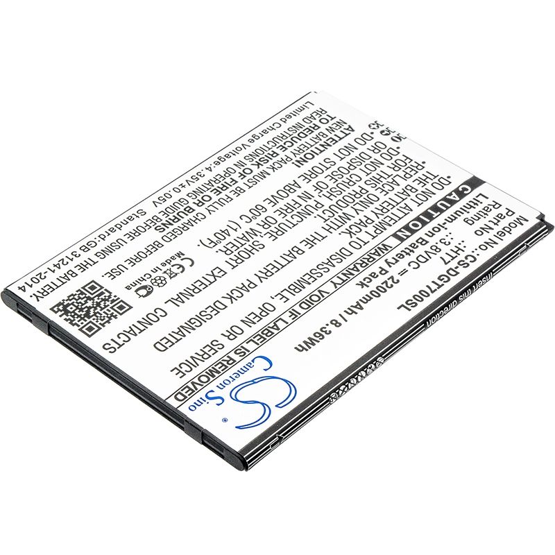 Li-ion Battery fits Doogee, homtom ht7, t7, t7 pro 3.8V, 2200mAh Mobile & SmartPhone Cameron Sino Technology Limited