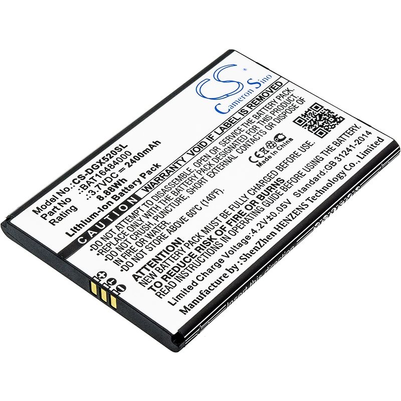 Li-ion Battery fits Doogee, x5 max pro 3.7V, 2400mAh Mobile & SmartPhone Cameron Sino Technology Limited