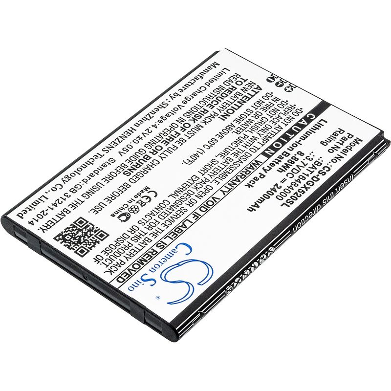 Li-ion Battery fits Doogee, x5 max pro 3.7V, 2400mAh Mobile & SmartPhone Cameron Sino Technology Limited